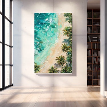 Peinture Plage Vue Du Ciel